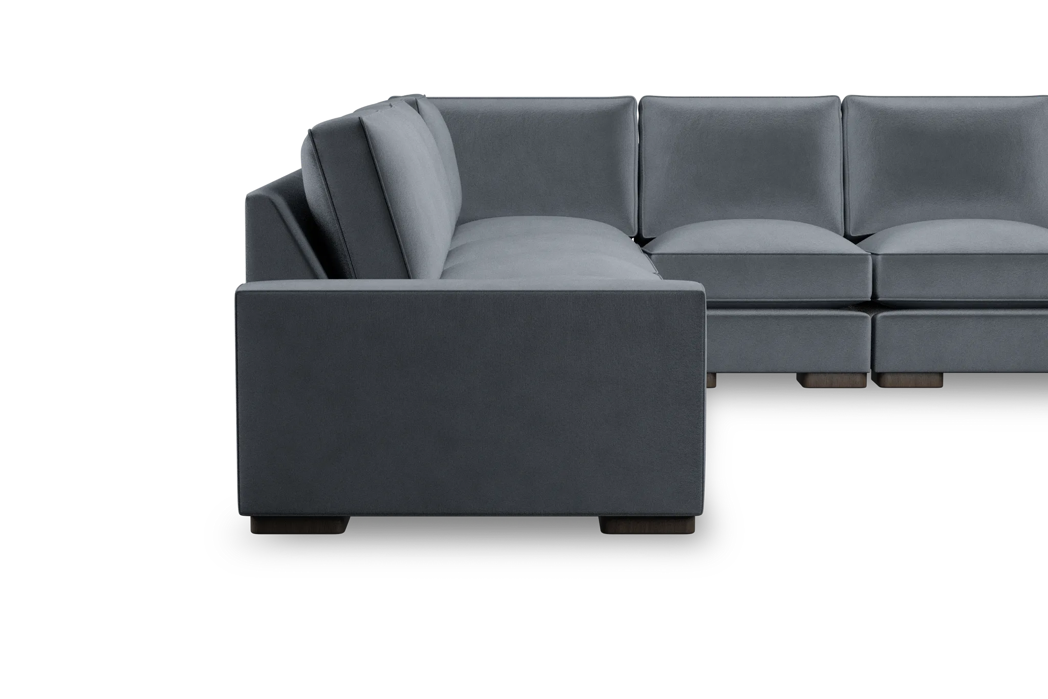 Edgewater Joya Gray Large Two-arm Sectional