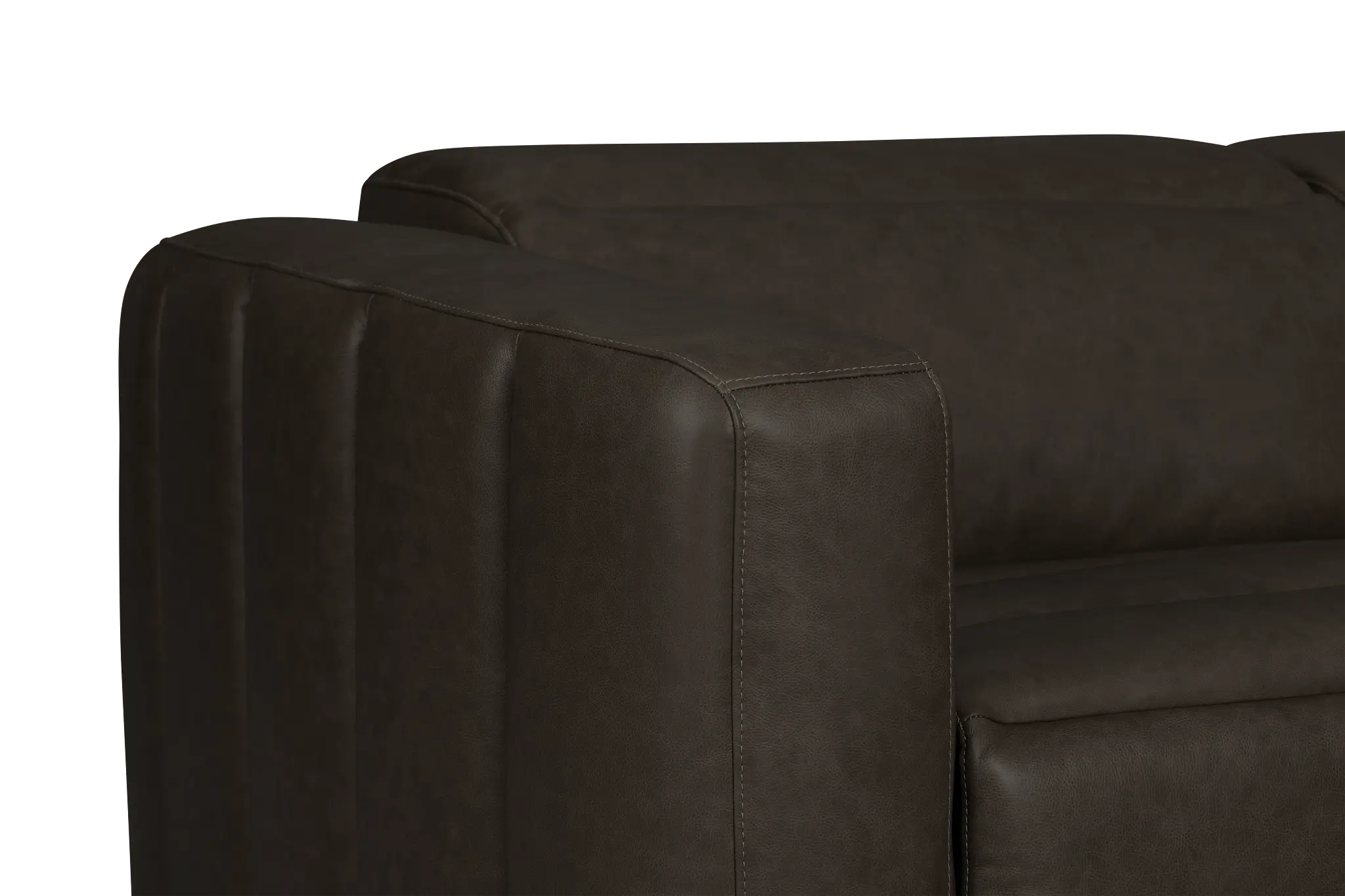 Jace Dark Gray Lthr/vinyl Small Dual Power Right Chaise Sectional Jace Dark Gray Lthr/vinyl Small Dual Power Right Chaise Sectional