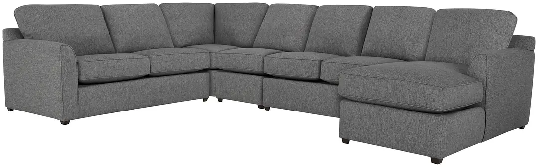 Asheville Gray Cool Mfoam Right Chaise Memory Foam Sleeper Sectional Asheville Gray Cool Mfoam Right Chaise Memory Foam Sleeper Sectional