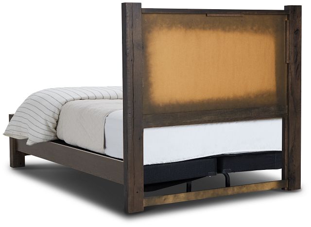 Salt Lake Dark Tone Platform Bed