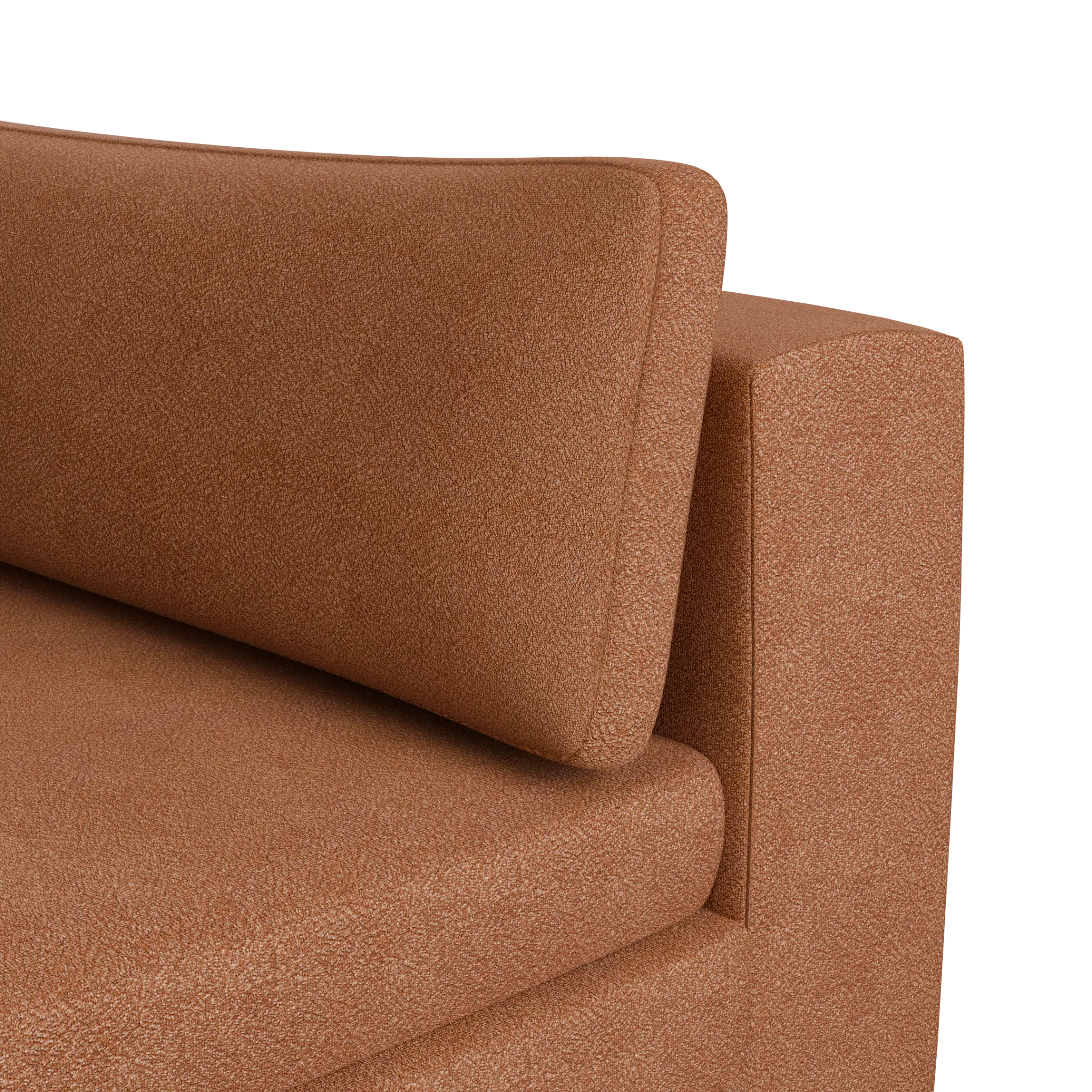 Destin Sutton Orange Fabric 8-piece Pit Sectional