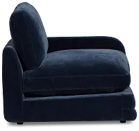 Jules Dark Blue Velvet Right Chair