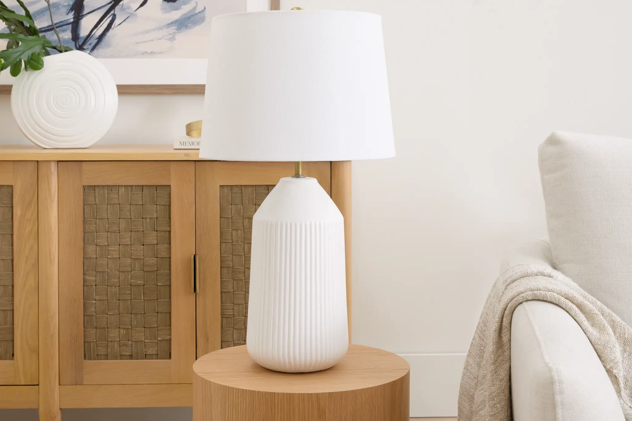Alexa White Table Lamp Alexa White Table Lamp