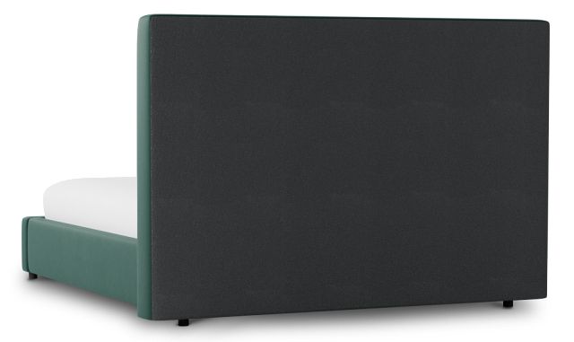Grayton Joya Green 54" Upholstered Platform Bed