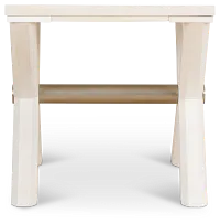 Brookside White End Table