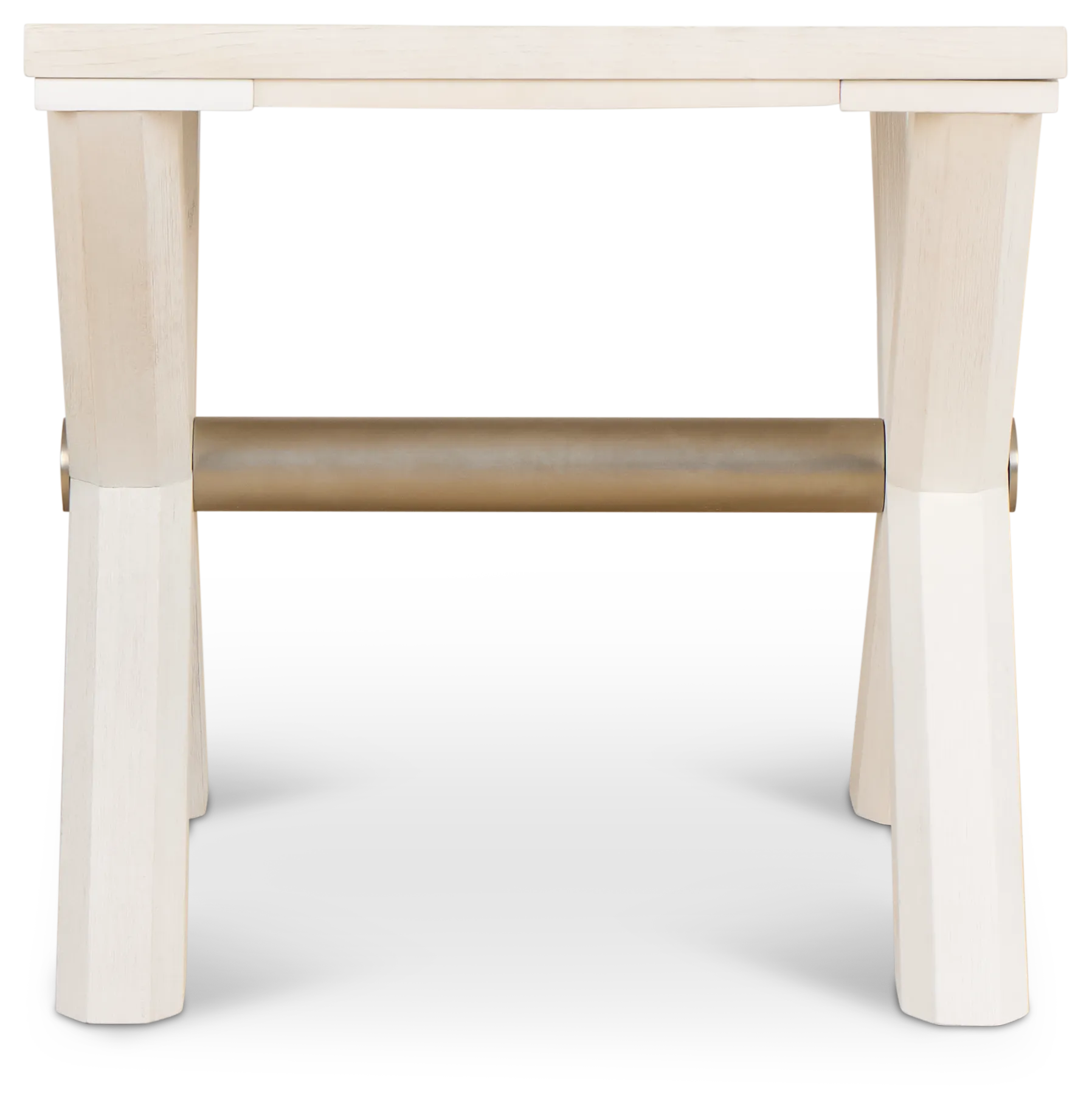 Brookside White End Table