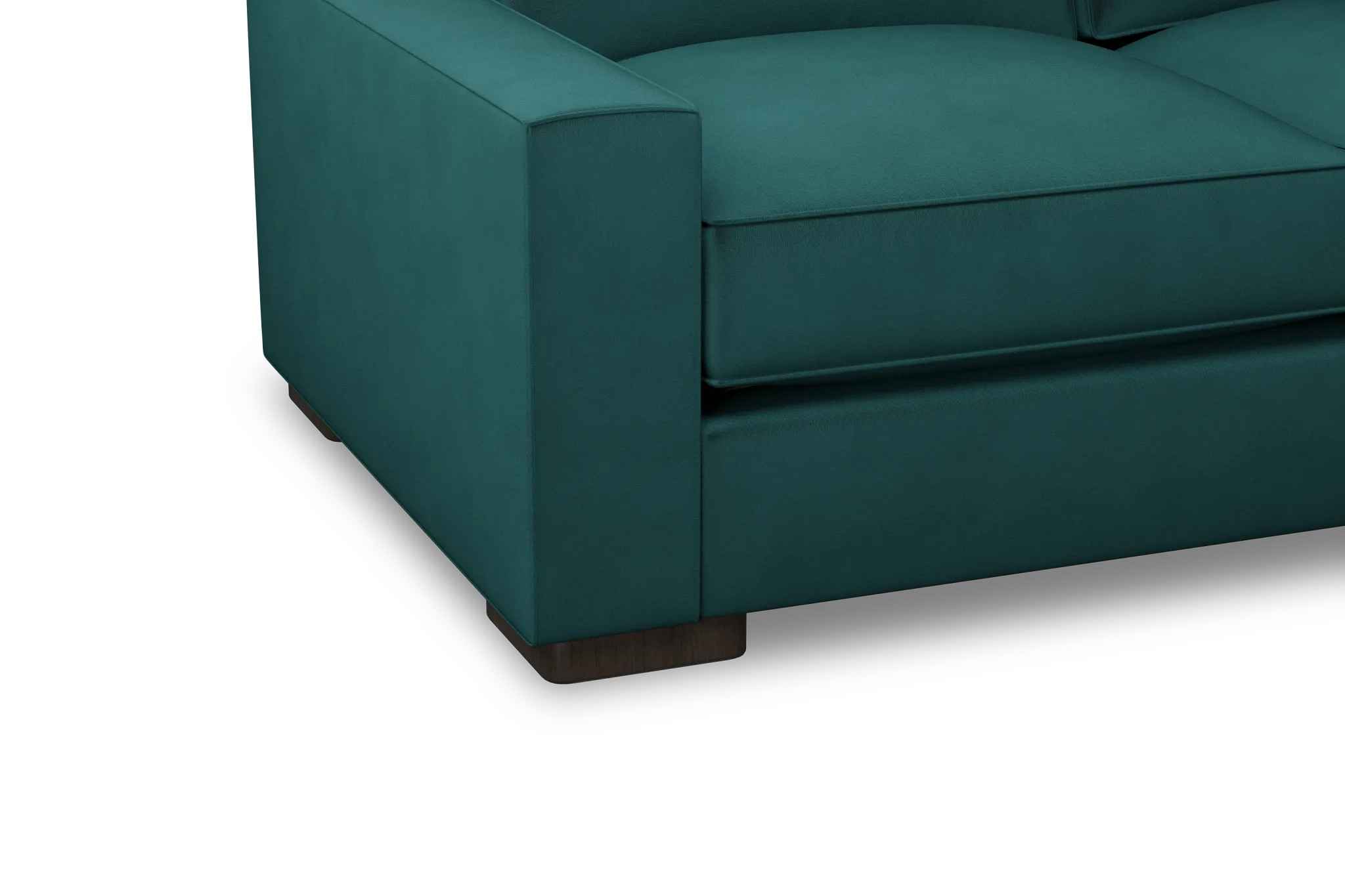 Edgewater Joya Teal Medium Right Chaise Sectional