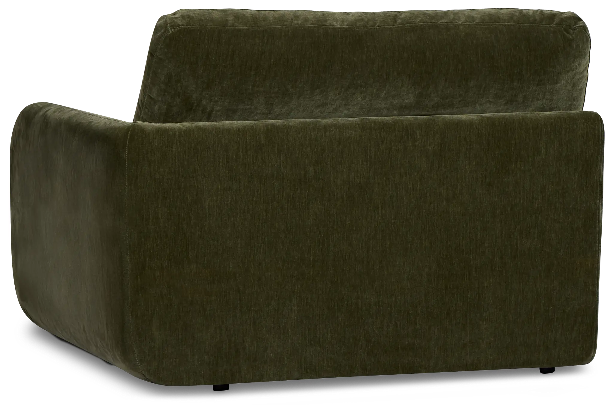 Jules Green Velvet Right Chair Jules Green Velvet Right Chair
