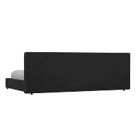 Grayton Elite Black 44" Upholstered Platform Bed