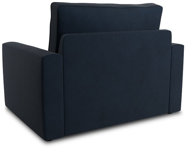 Siesta Revenue Dark Blue Fabric Memory Foam Sleeper