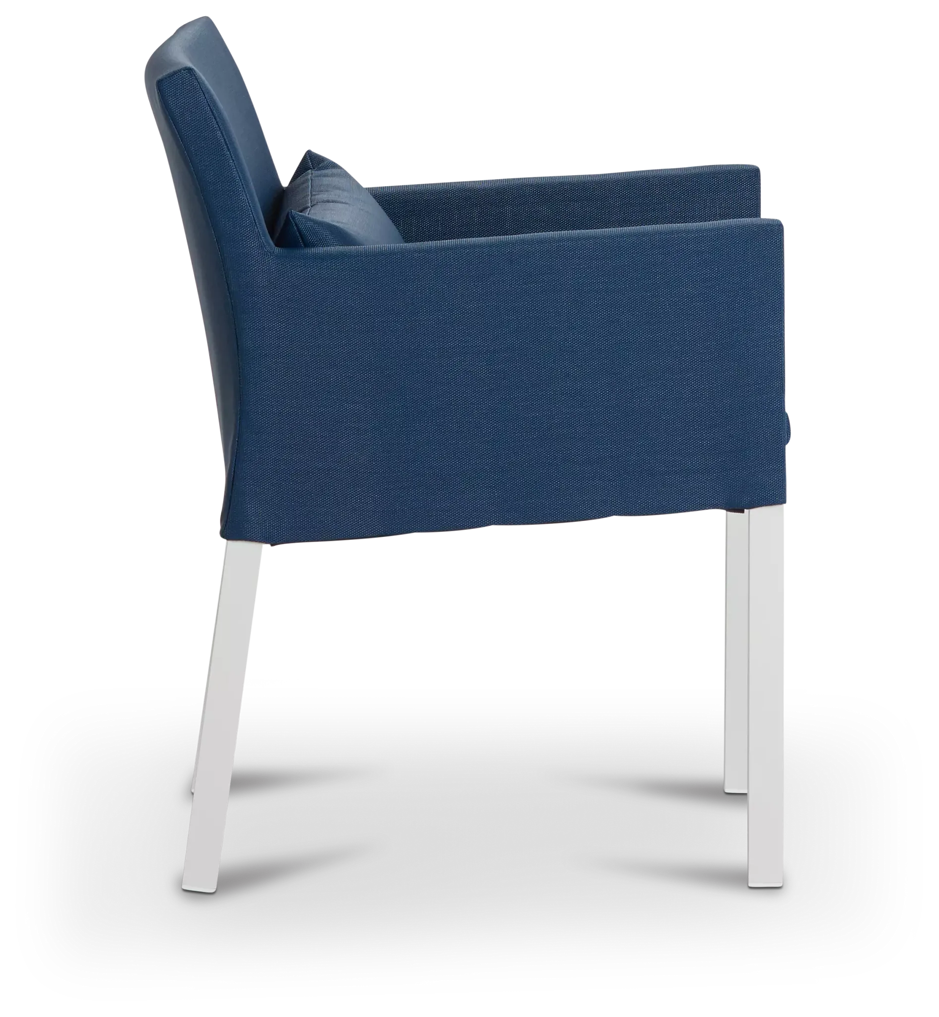Lisbon Navy Cushioned Chair