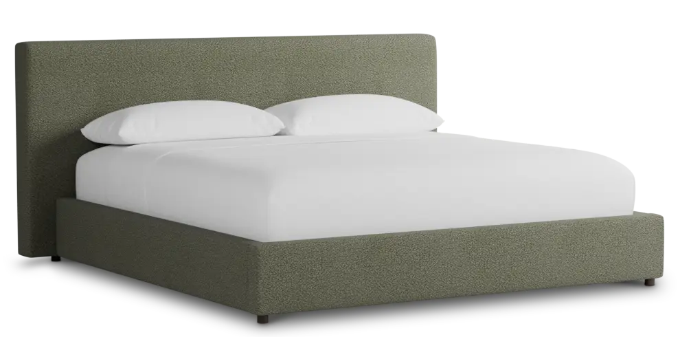 Grayton Sutton Green 44" Upholstered Platform Bed Grayton Sutton Green 44" Upholstered Platform Bed