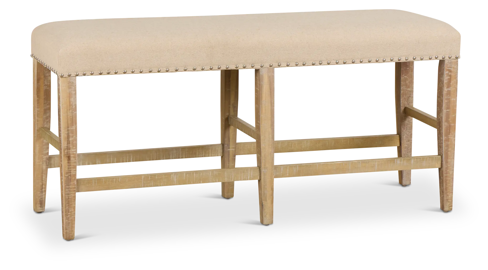 Joplin Light Tone High Upholstered Dining Bench Joplin Light Tone High Upholstered Dining Bench