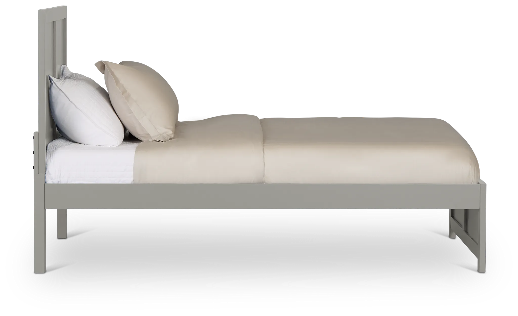 Charleston Gray Panel Bed