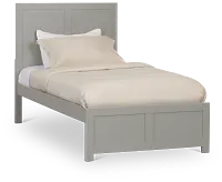 Charleston Gray Panel Bed