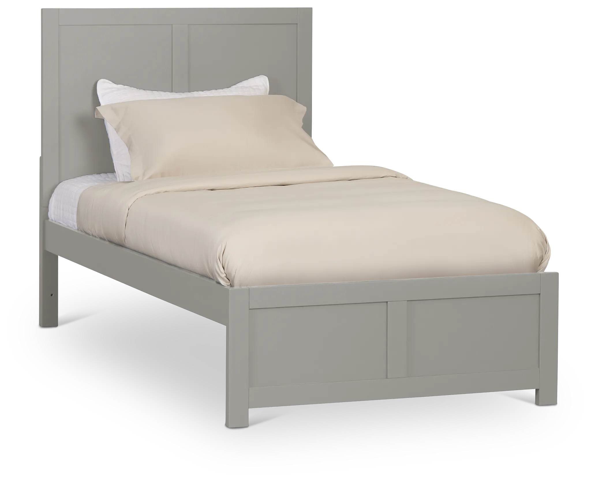 Charleston Gray Panel Bed