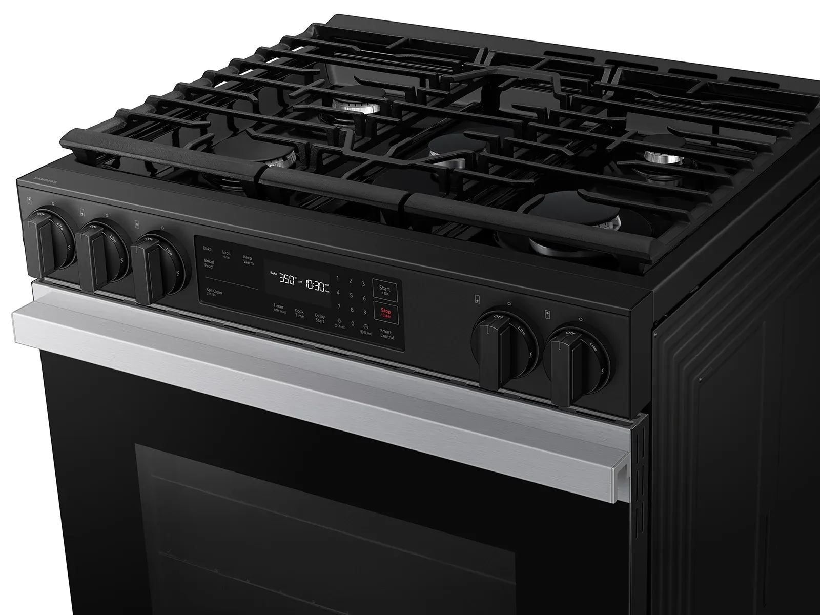 Samsung Bespoke Series Stainless Steel Gas Range