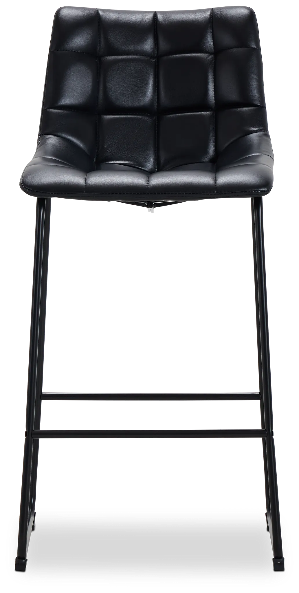 Seth Black 32" Upholstered Barstool
