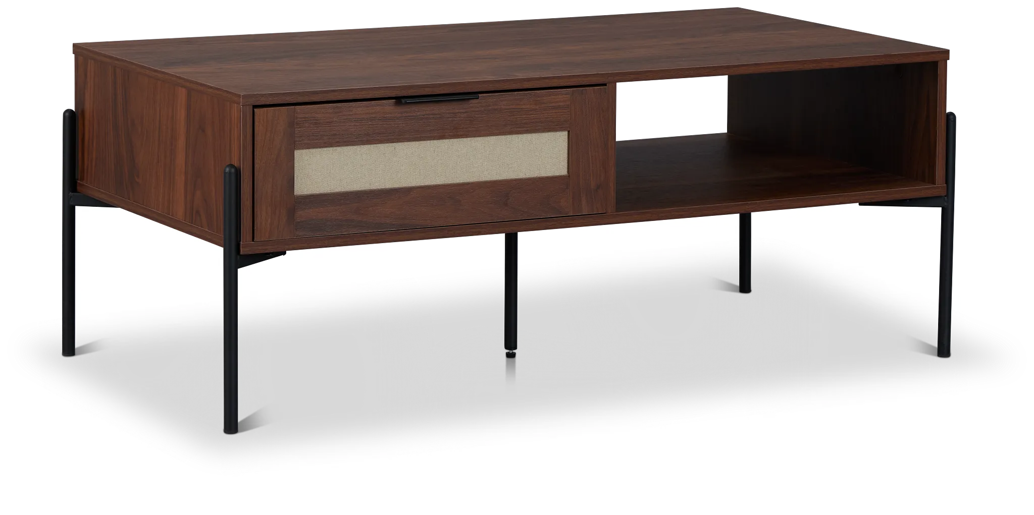 Walker Dark Tone 1-drawer Coffee Table