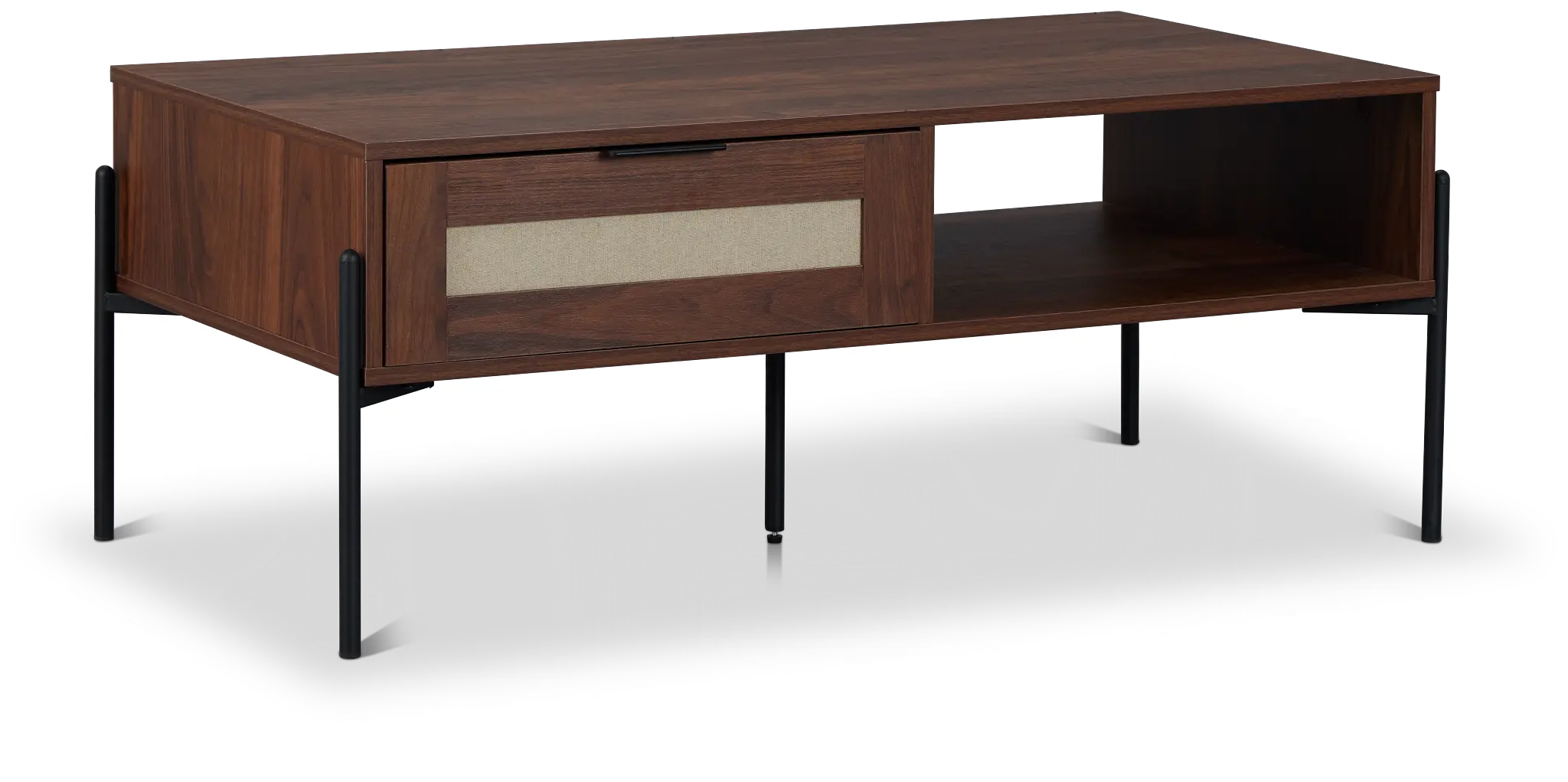 Walker Dark Tone 1-drawer Coffee Table Walker Dark Tone 1-drawer Coffee Table