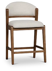 Rockford Light Tone 24" Upholstered Barstool