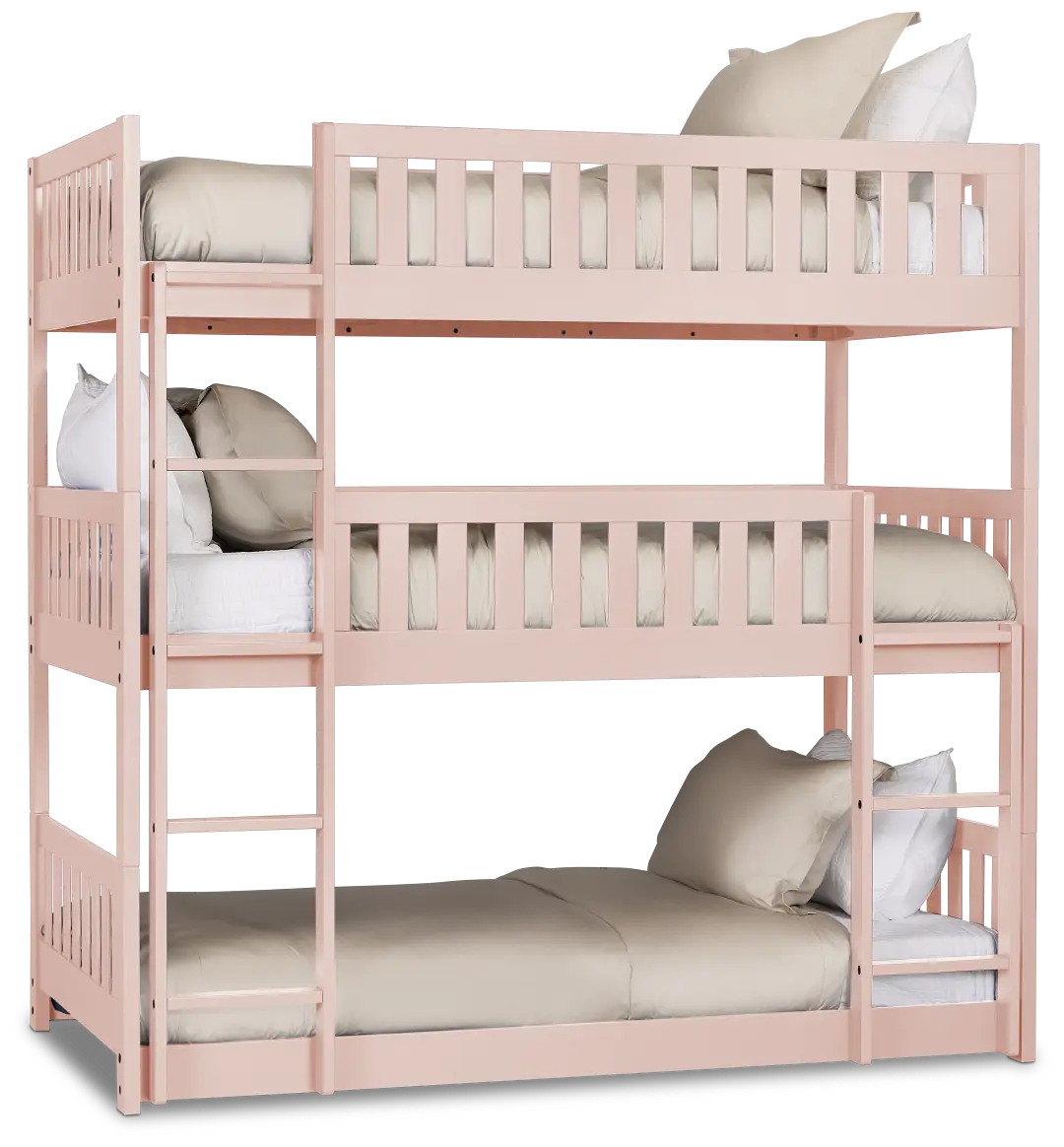 Charleston Pink Triple Bunk Bed Charleston Pink Triple Bunk Bed