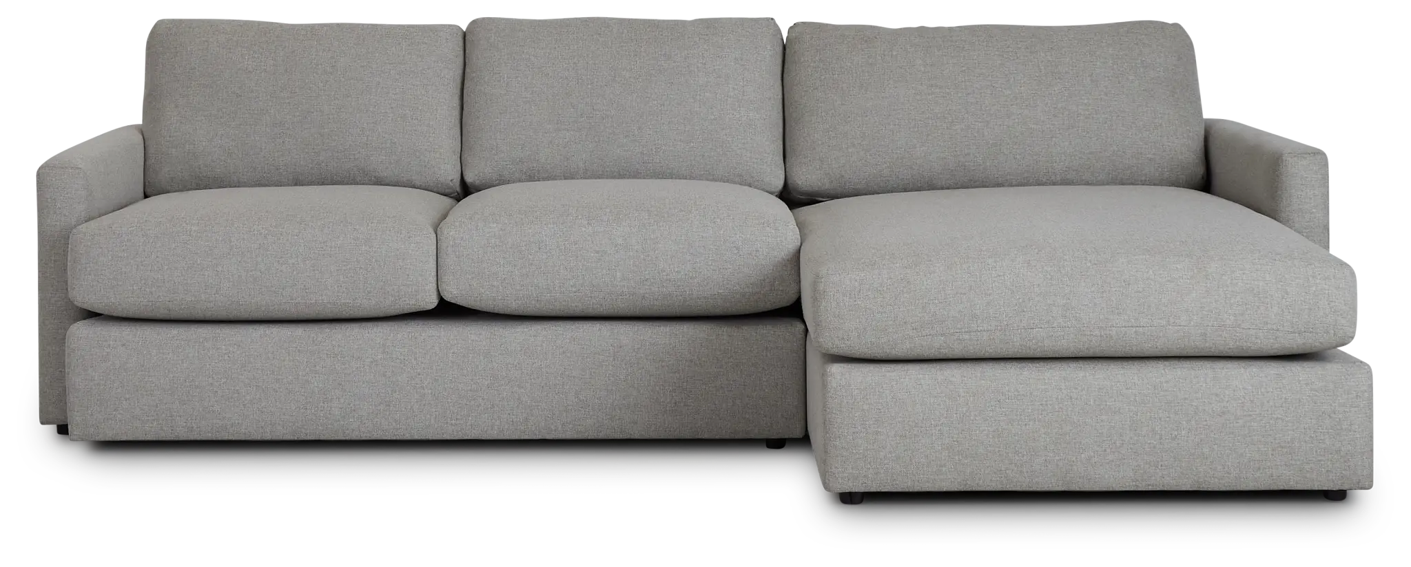 Noah Khaki Fabric Small Right Chaise Sectional Noah Khaki Fabric Small Right Chaise Sectional