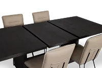 Madden Taupe Table & 4 Upholstered Chairs