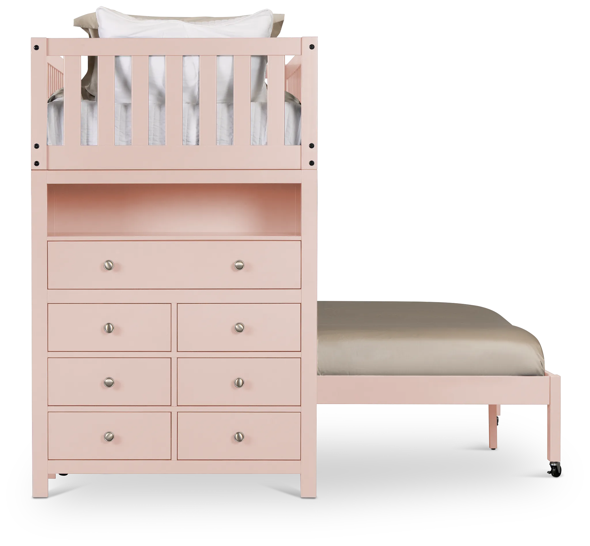 Charleston Pink Loft Bed