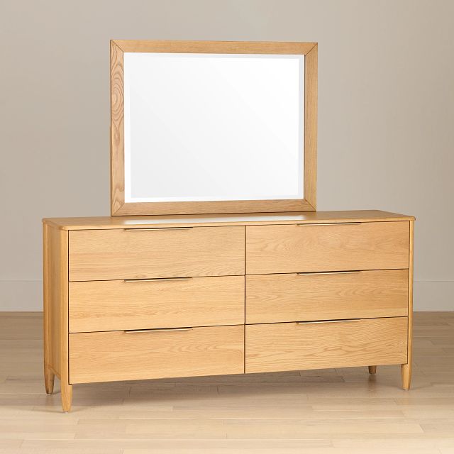 Stockton Light Tone Dresser & Mirror
