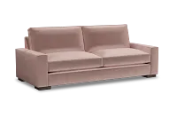 Edgewater Joya Light Pink 96" Sofa W/ 2 Cushions