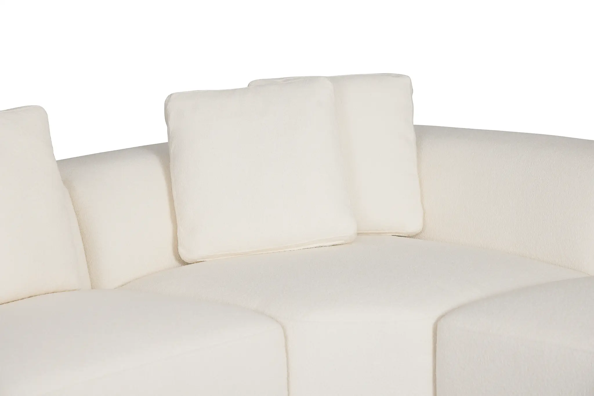 Catalina White Fabric Medium Right Chaise Sectional Catalina White Fabric Medium Right Chaise Sectional
