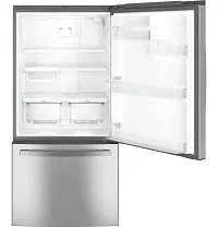 Ge Profile 25 Series Stainless Steel Bottom Freezer Refrigerator
