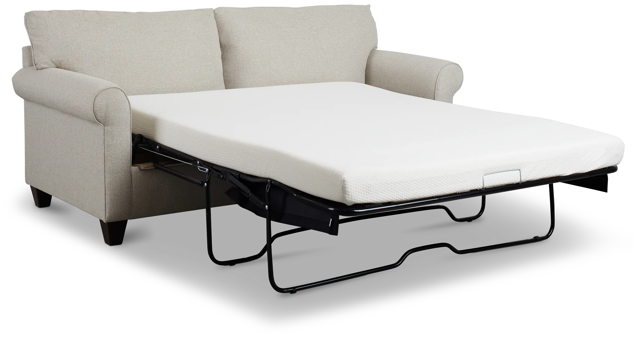 Cameron Beige Fabric Memory Foam Sleeper