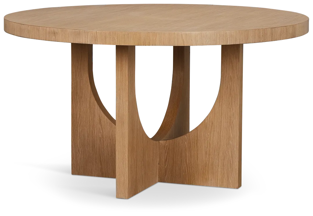 Malibu Light Tone Round Table