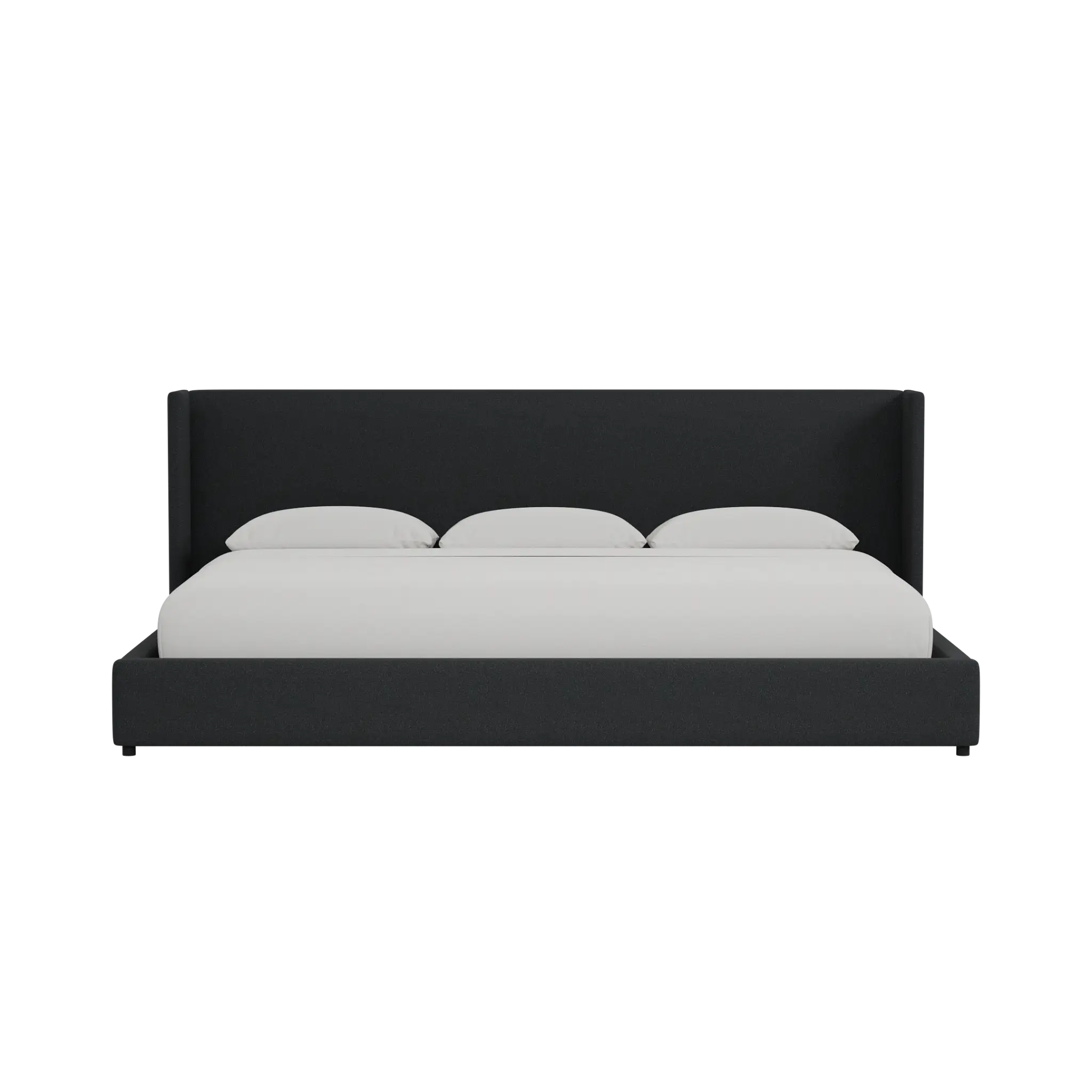 Captiva Elite Black 48" Upholstered Shelter Bed Captiva Elite Black 48" Upholstered Shelter Bed