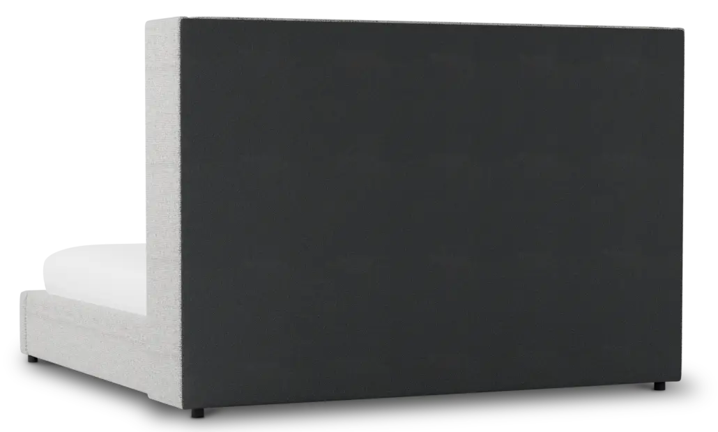 Captiva Natural Beauty Gray 60" Upholstered Shelter Bed Captiva Natural Beauty Gray 60" Upholstered Shelter Bed