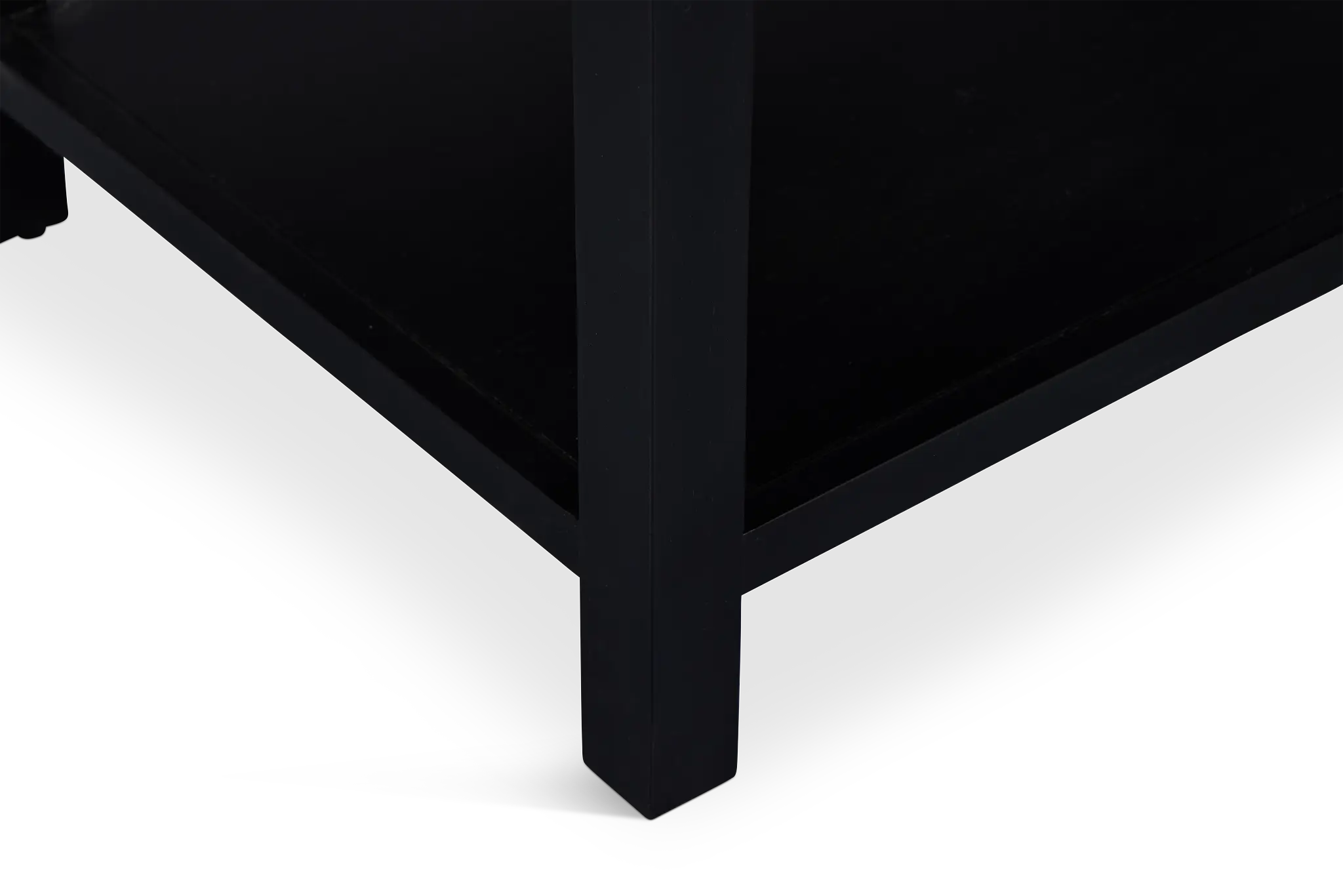 Venice Black Woven Nightstand Venice Black Woven Nightstand