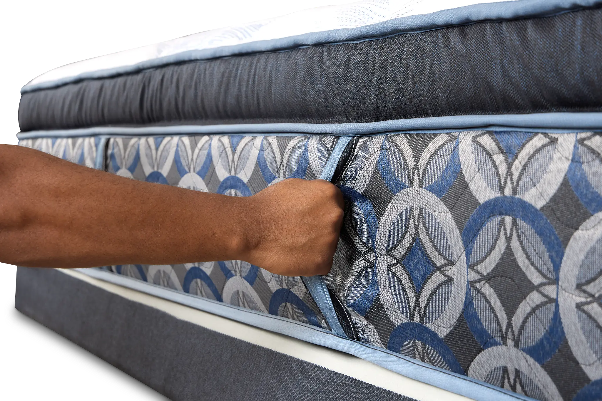 Serta Perfect Sleeper Bay City Plush Low-profile Mattress Set Serta Perfect Sleeper Bay City Plush Low-profile Mattress Set