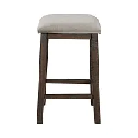 Tirian Dark Tone Sofa Table With 3 Stools