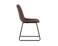 Ozark Dark Brown Upholstered Side Chair