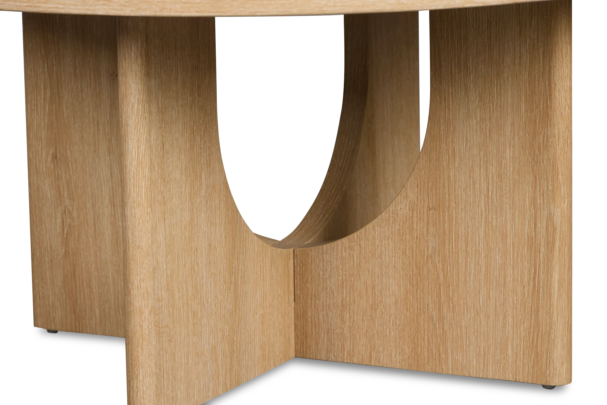 Lyndie Light Tone Round Coffee Table