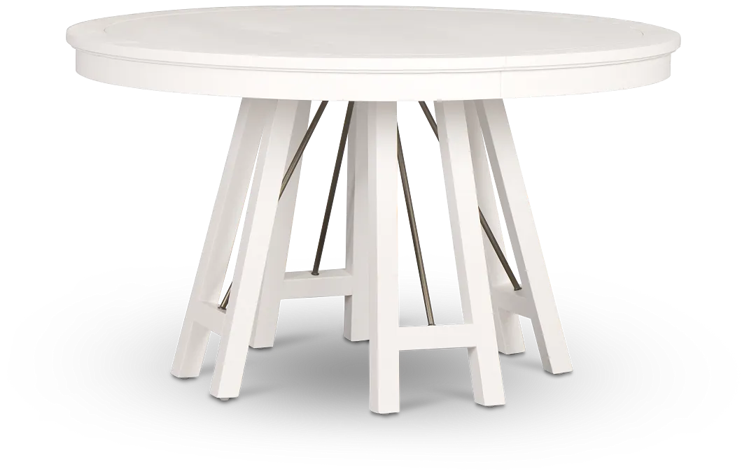 Heron Cove White 52" Round Table