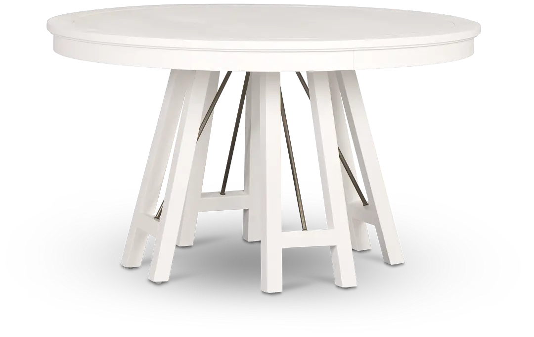 Heron Cove White 52" Round Table Heron Cove White 52" Round Table