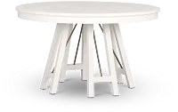 Heron Cove White 52" Round Table