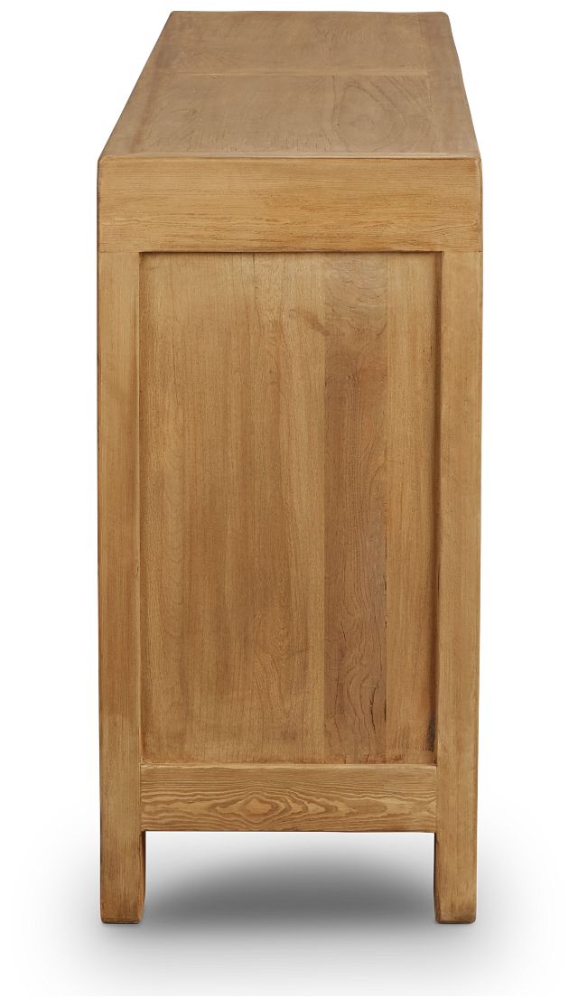 Lorah Light Tone Four-door Cabinet