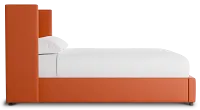 Captiva Joya Orange 48" Upholstered Shelter Bed