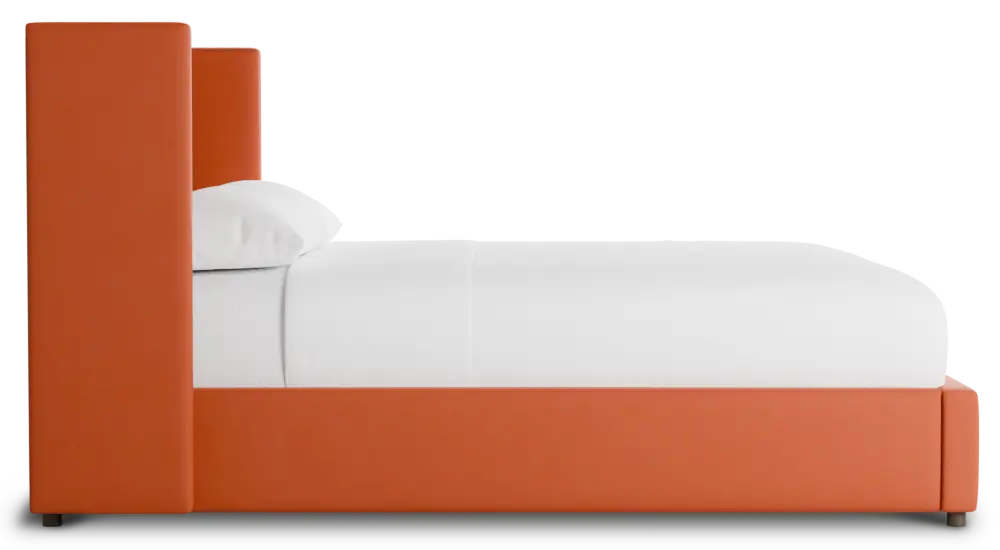 Captiva Joya Orange 48" Upholstered Shelter Bed Captiva Joya Orange 48" Upholstered Shelter Bed