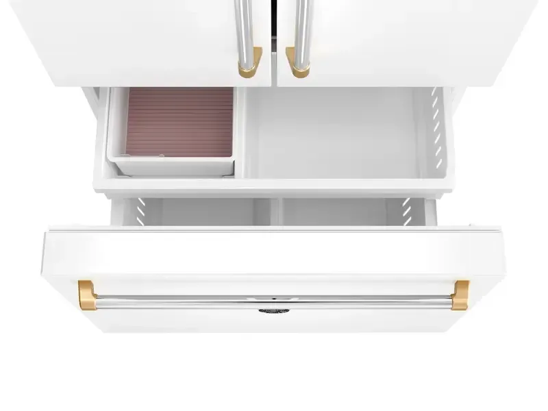 Bertazzoni Master Series White 36" French Door Refrigerator