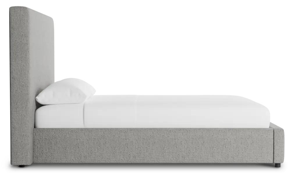 Grayton Linen 54" Upholstered Platform Bed Grayton Linen 54" Upholstered Platform Bed